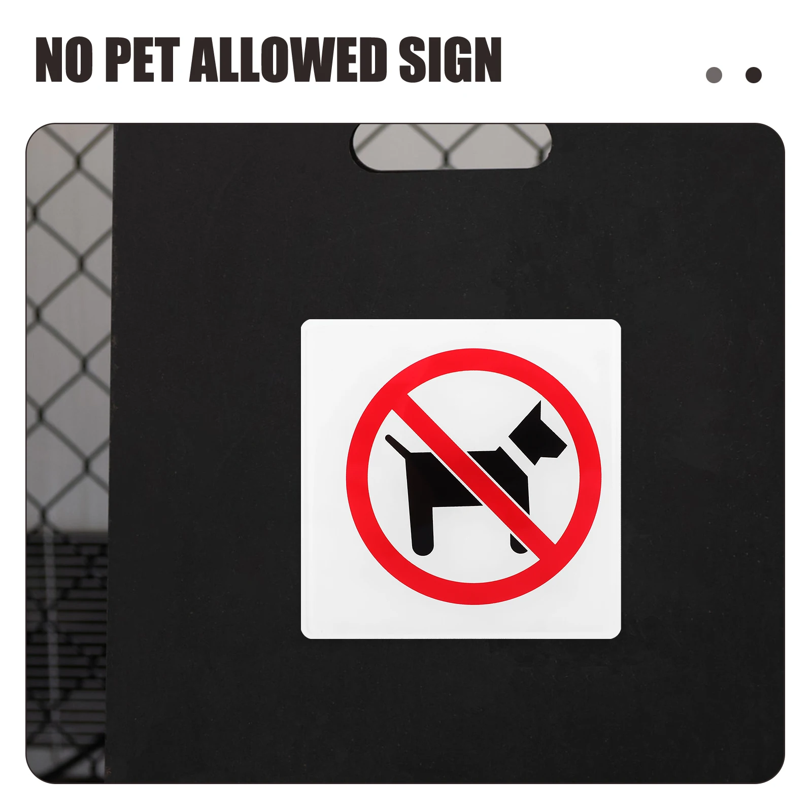 

Dogs Allowed For Store Business Acrylic Notice Indoor Use No Pet Prohibited Door Decal For Office Restaurant Supermarket No Dog