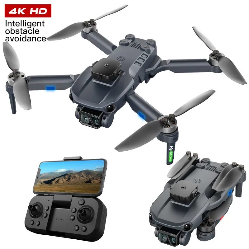 

H9 Drone 6K HD dual camera Brushless 360° Obstacle avoidance 5g Wifi Foldable quadcopter Children's gift Christmas Birthday toy