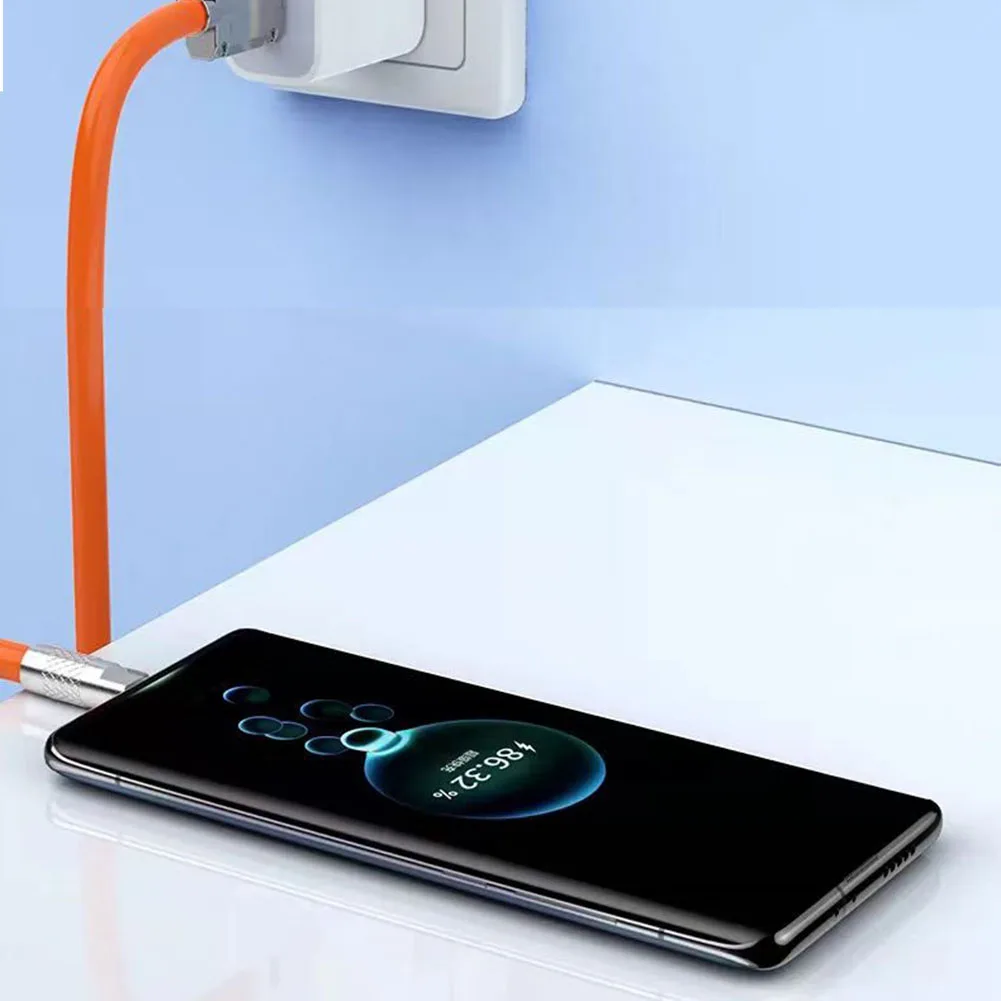 100/200mm Schnelle Lade Silikon Typ C Zu USB Kabel Für Xiaomi Für Datenkabel Unterhaltungselektronik Handy Aufladen