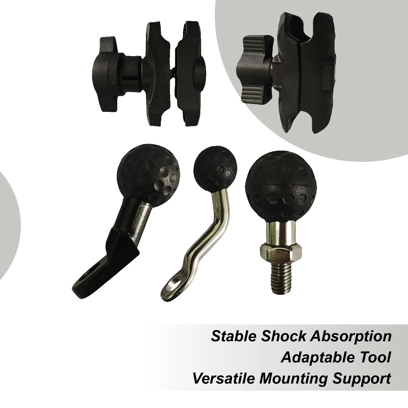 

Cycling Handlebar Clamp Base 360 Degree Rotation Handlebar camera Support bracket motorcycle mobile phone brackets