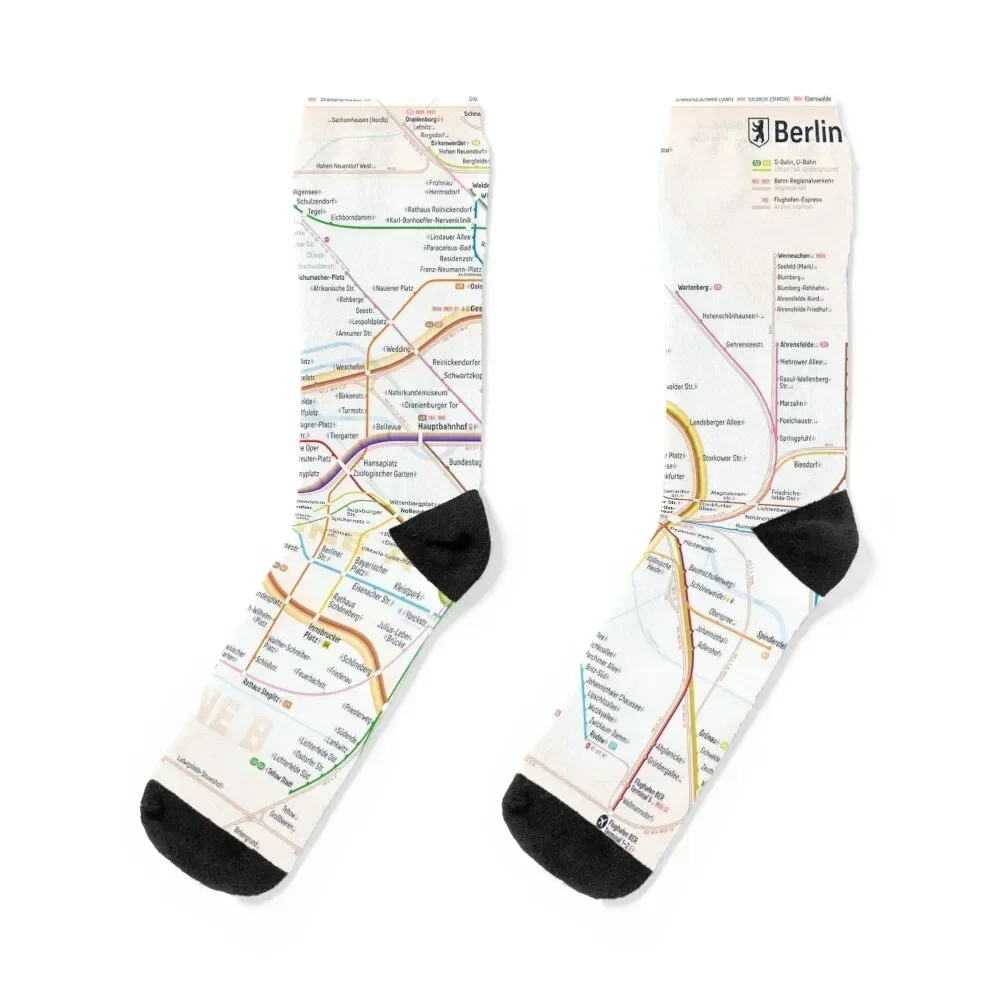 

New Berlin rapid transit route map (April 21, 2023) Socks designer loose christmas stocking Women's Socks Men's