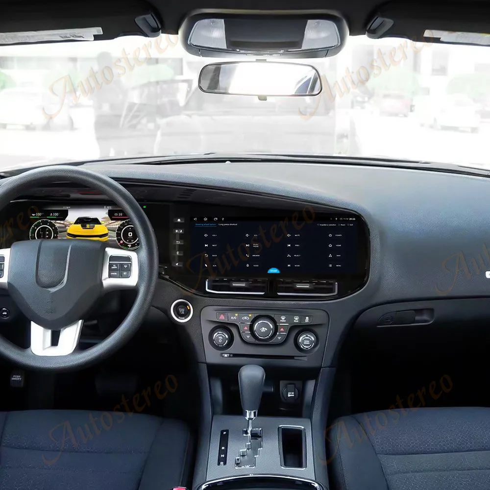 

12,3-дюймовый Android13 Carplay радио для Dodge Charger 2011-2019, автомобильный GPS-навигатор, стерео головное устройство, мультимедийный плеер, стерео авто