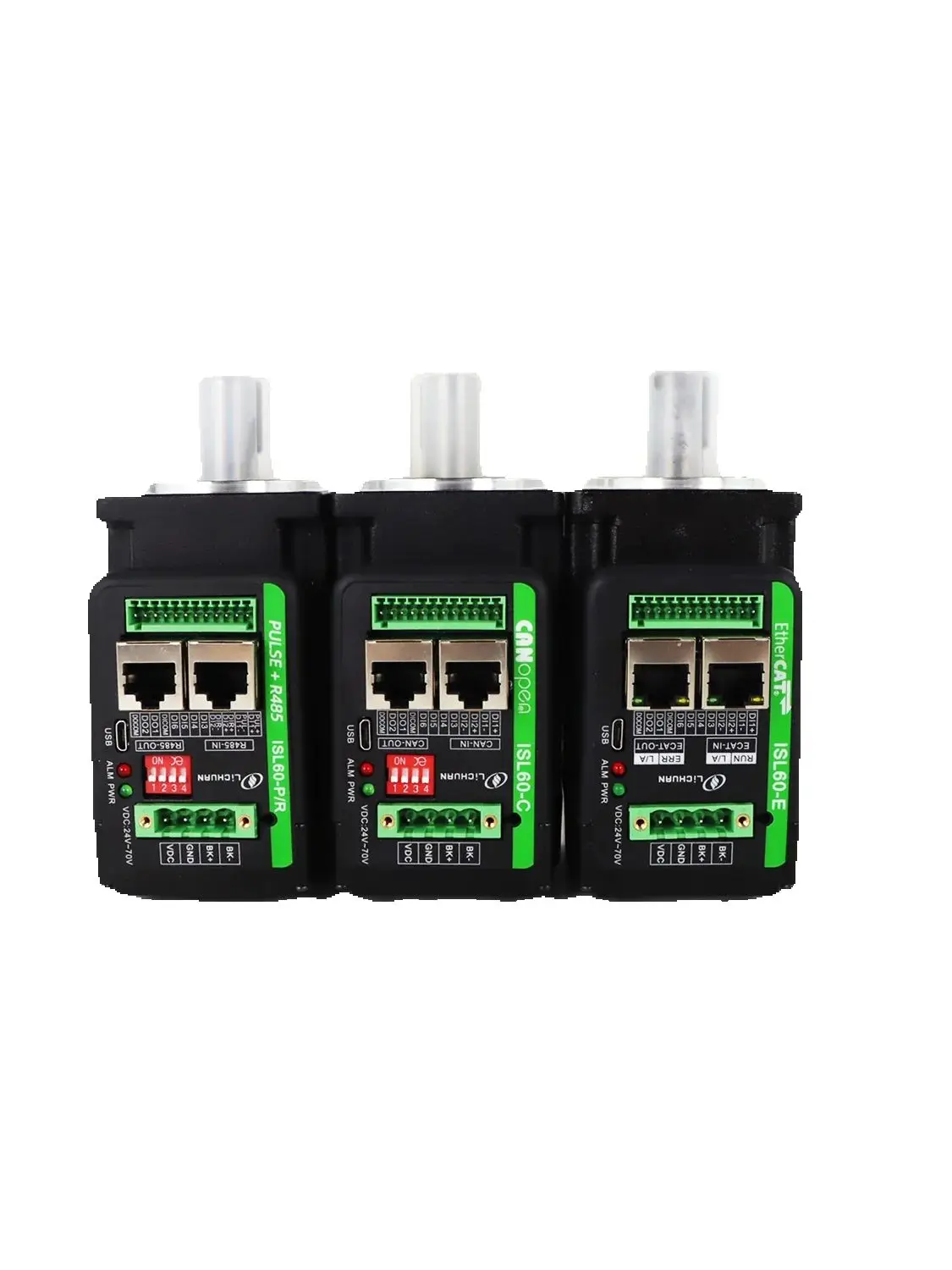 Lichuan DC24/48V 6/10/12/15A 3000 RPM IP65 200/400/600 W Servomotor Controller 0.637/1.27/1.91N.m Geïntegreerde Servomotoren Driver - afbeelding 2