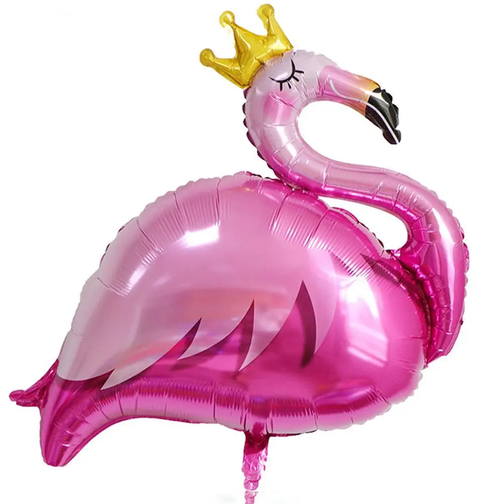 

3 Pcs Flamingo Balloons Pink Full Size Premium Material Party Decoration Hawaiian Birthday Tropical Tree Photo Props