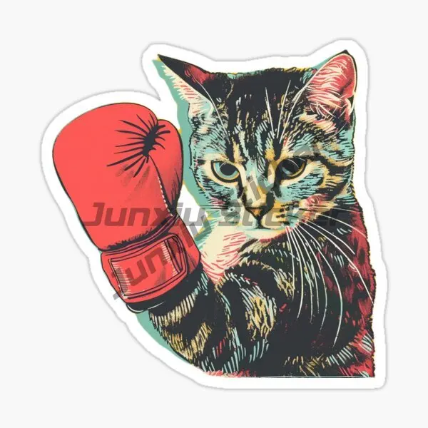 BOXING Creative Civet Cat Dinosaur Car Sticker Motorcycle Laptop Truck Camper Wall Bicycle Moto Bumper Vinyl Self-adhesive Decal