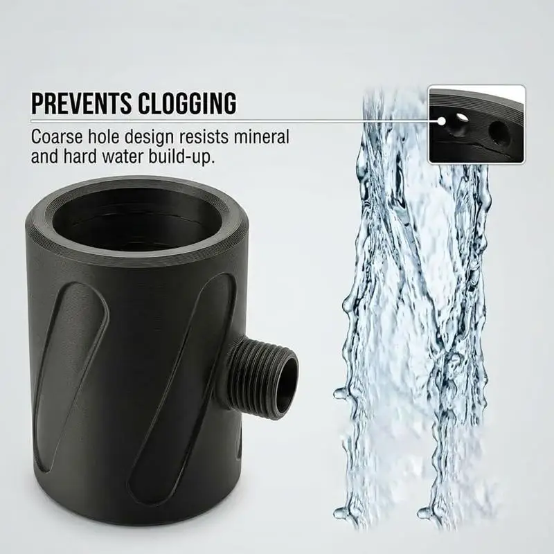 B*1PCS Upgraded Men's Shower Head, Universal Bathroom Heated Massager, Handheld Coarse Hole Design, Durable And Easy To Install view 3