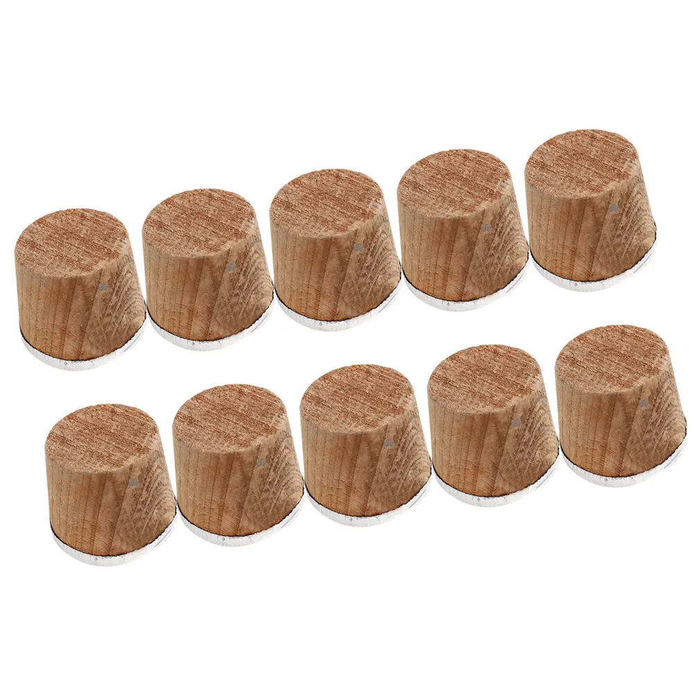 10Pcs Wooden Bottle Stopper for Vacuum Flask Kettle Replacement Cork Plug Safe Tasteless Anti-Aging Household Supplies