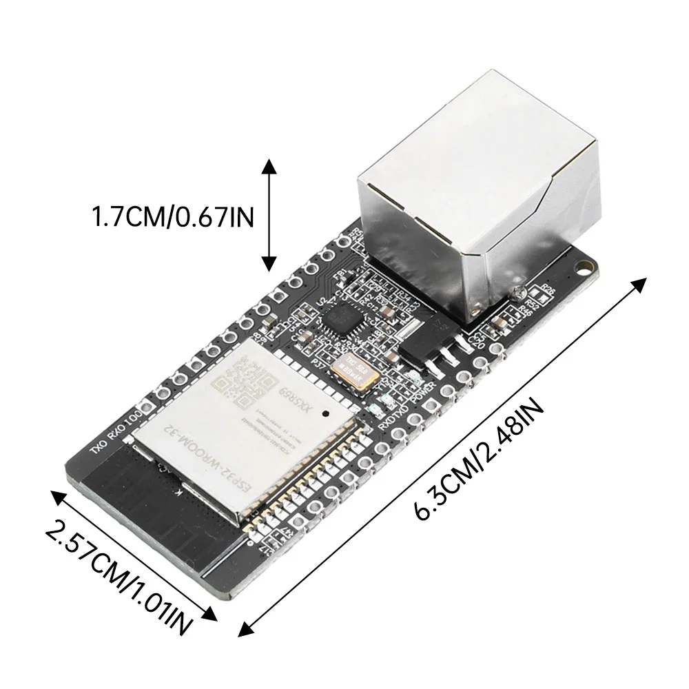 

Embedded Serial Port to Ethernet WiFi Bluetooth-compatible Wireless Development Board With Pin ESP32-WROOM-32 WT32-ETH01