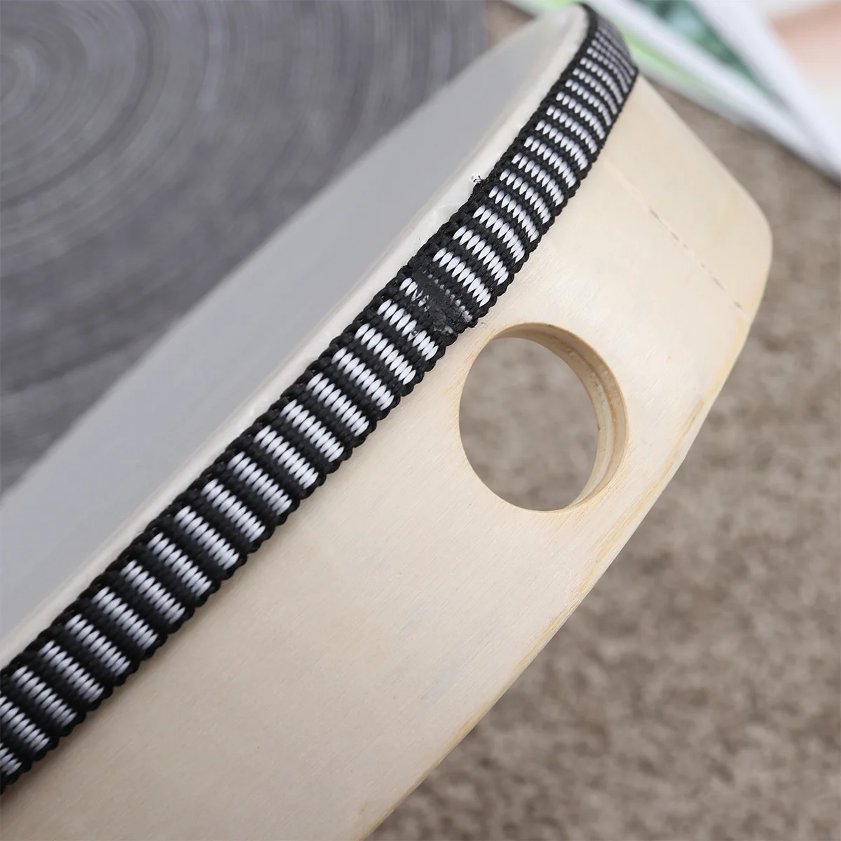 

Wooden Hand Drum Kids Percussion Toys Eco Friendly Baby Tambourine Instrument Music Education Play Together Improve Coordination