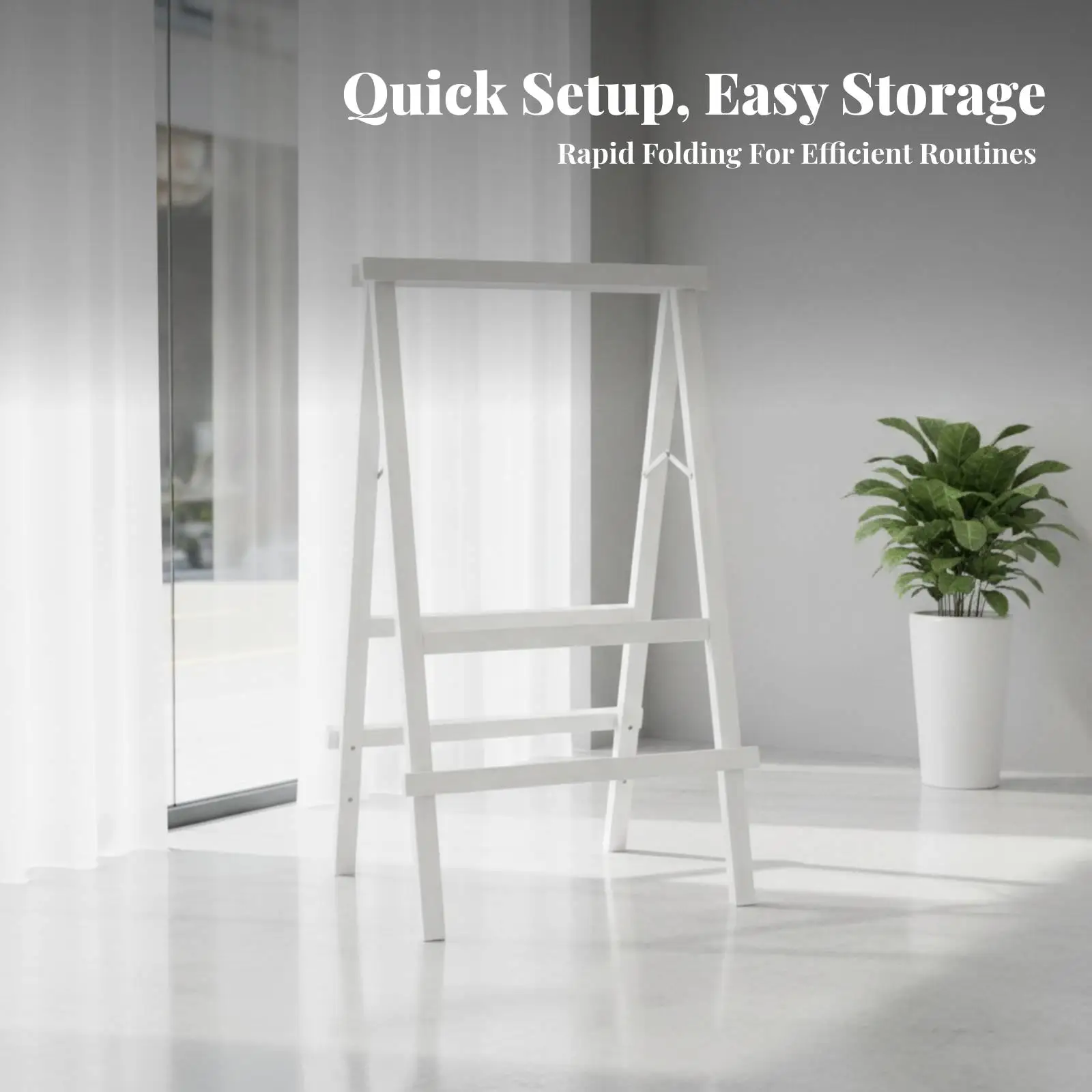Double Sided Pine Wood Sign Stand for Restaurant Menu Display Freestanding Floor Easel Slot in Poster Holder