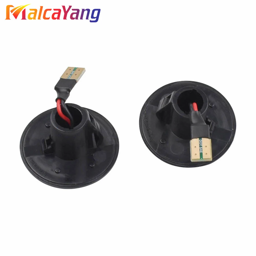 2Pieces Car Dynamic LED Side Repeater Indicator Light For Land Range Rover L322 2002-2012 Flowing Side Marker Signal Lamp Light