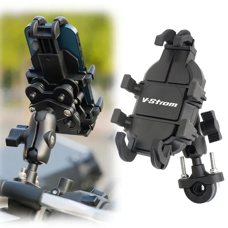 

Accessories Motorcycle Handlebar Mobile Phone Holder GPS Stand Bracket For Suzuki VStrom 650 V-Strom650 1000 1050/xt DL250 DL650