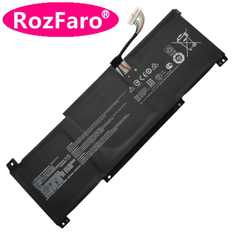 

RozFaro BTY-M491 MS-155K 1551 1552 Battery For Msi Modern 15 A10RB-041TW A10M A10RAS A11SB A4M A4MW Summit B15 A11M Stealth 15M