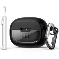 Funda SURITCH para auriculares JBL Wave Beam 2 / JBL Wave Beam / JBL Wave 200TWS, cubierta magnética, con mosquetón y kit de limpieza