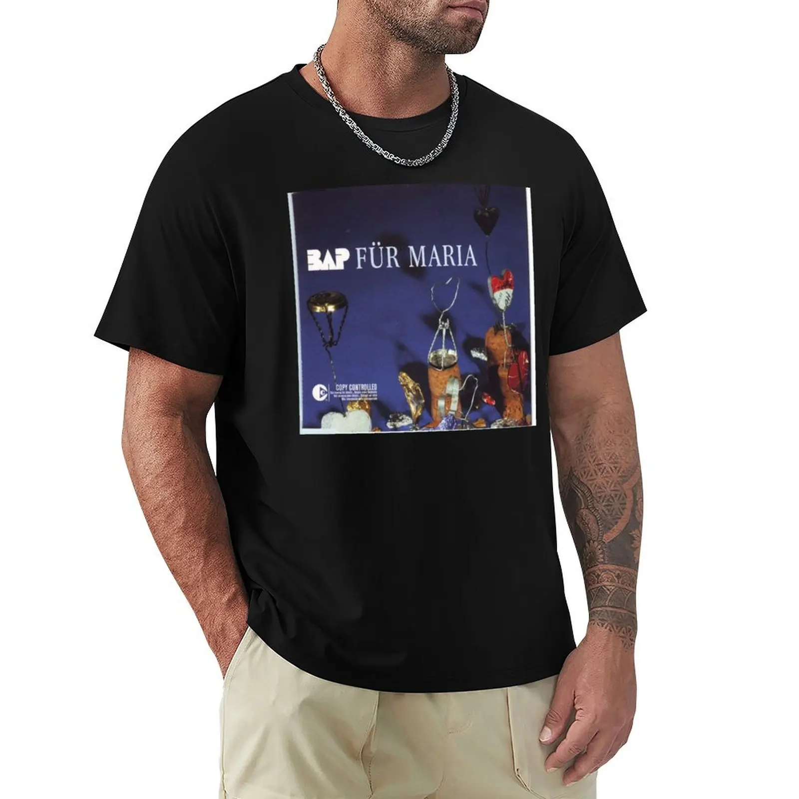 BAP - Für Maria Album 2004 T-Shirt Daily Work Short Sleeve Top