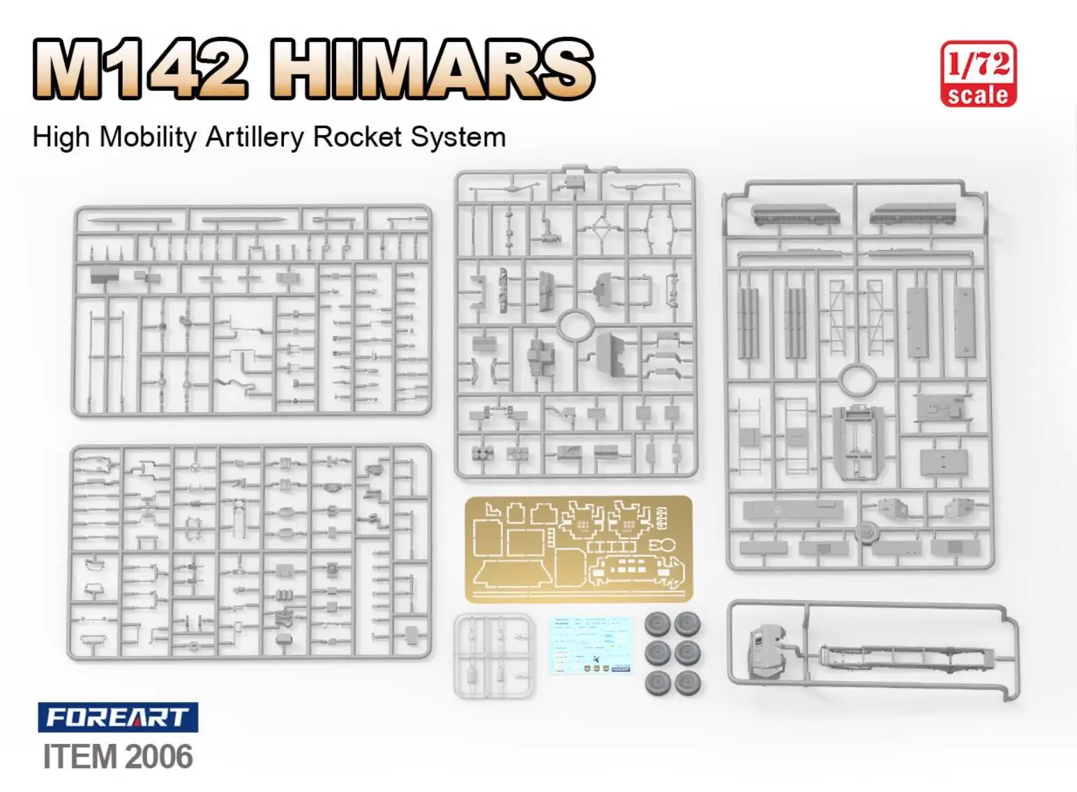 Fore Art 2006 1/72 M142 HIMARS High Mobility Artillery Rocket System Model Kit