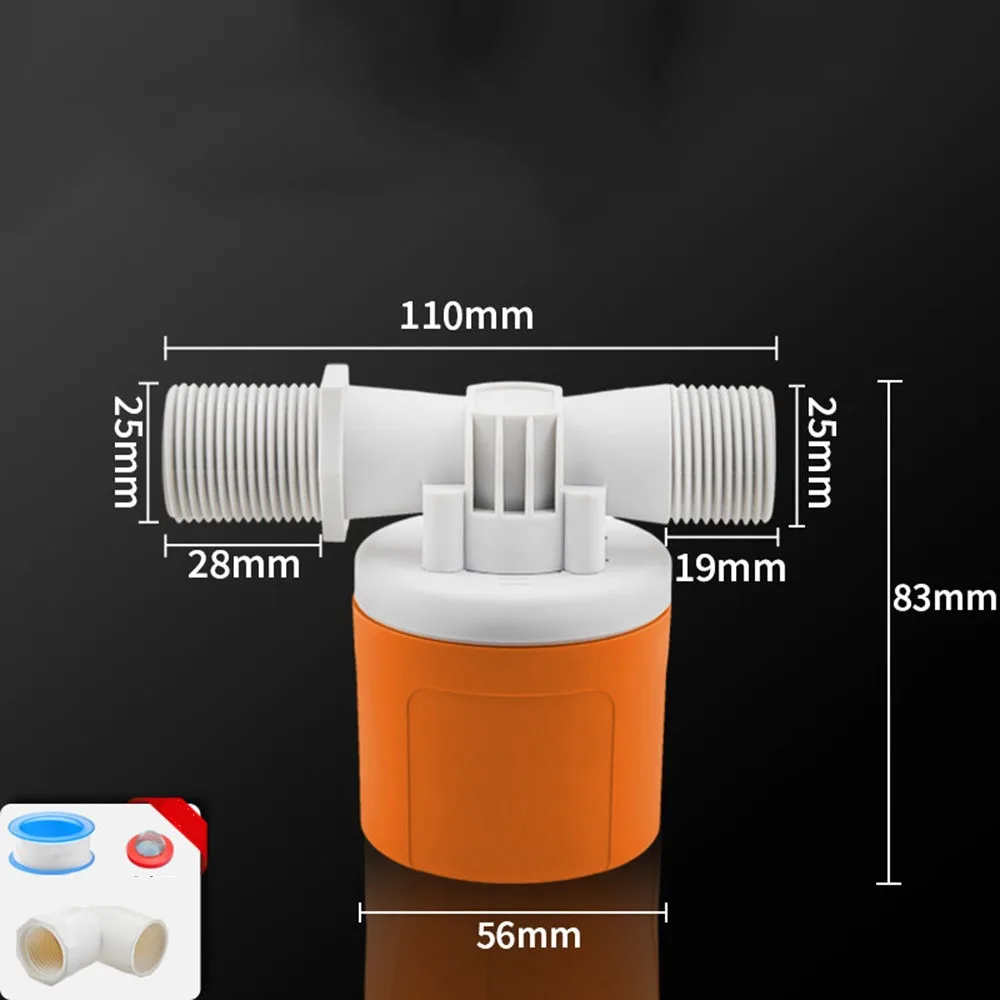 

1/2" 3/4" 1" Automatic Float Valve Automatic Water Replenishment Automatic Stop Water Level Control Switch Durable