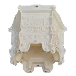 Liuding flower pot mold cement products homemade model plastic mold landscaping flower planting DIY flower box template