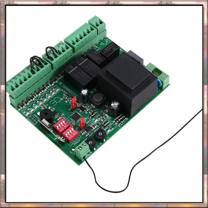 BAAZ HOT 220V Sliding Door Motor Controller Receiver Development Board Remote Control Opening Code Rolling Code Controller