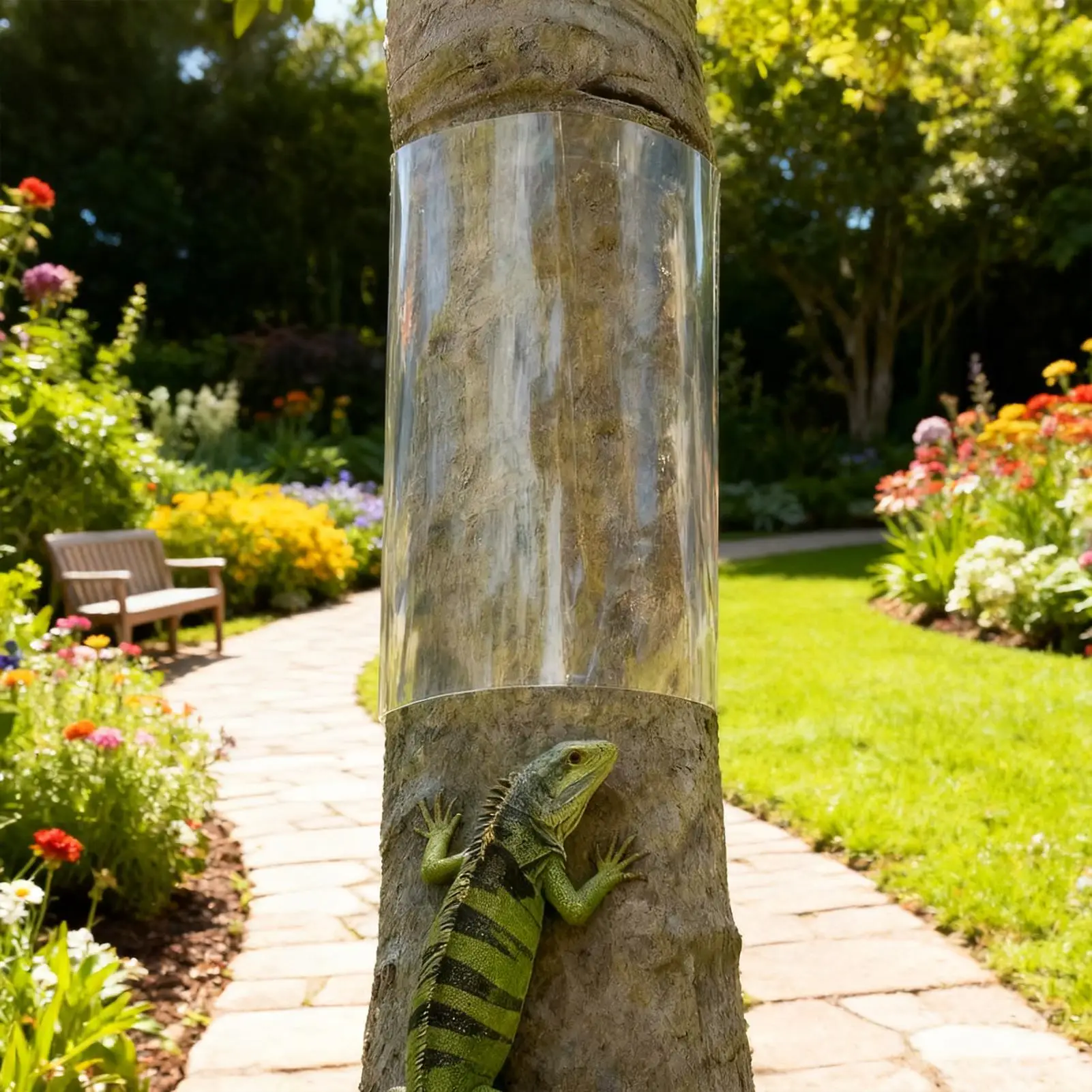 

Защита для деревьев, защита для багажника, самоклеящаяся, прозрачная, водонепроницаемая, садовые принадлежности, зимняя накидка на дерево для животных, кролика, белки