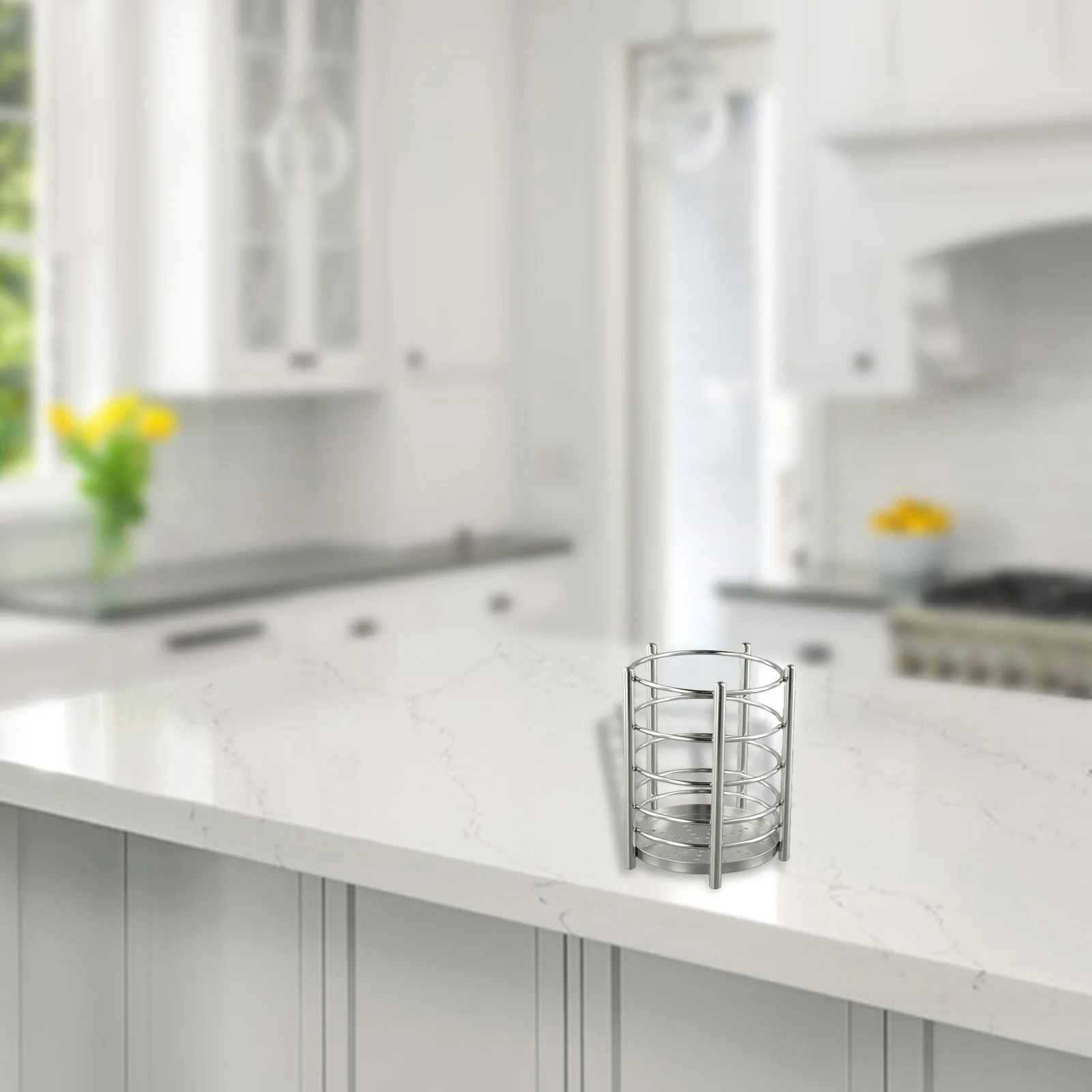 

Drainage Design Chopsticks Holder Easy To Clean Functional Kitchen Tool Hollow Drainage Feature For Kitchen Use