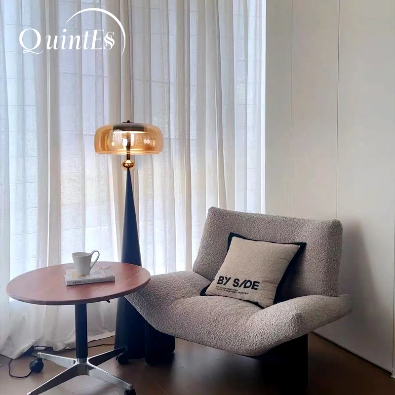 Nordic Italian Minimalist LED Floor Lamp Luxury Sofa Side Reading Light Vertical for Bedroom And Home Living Room Atmosphere