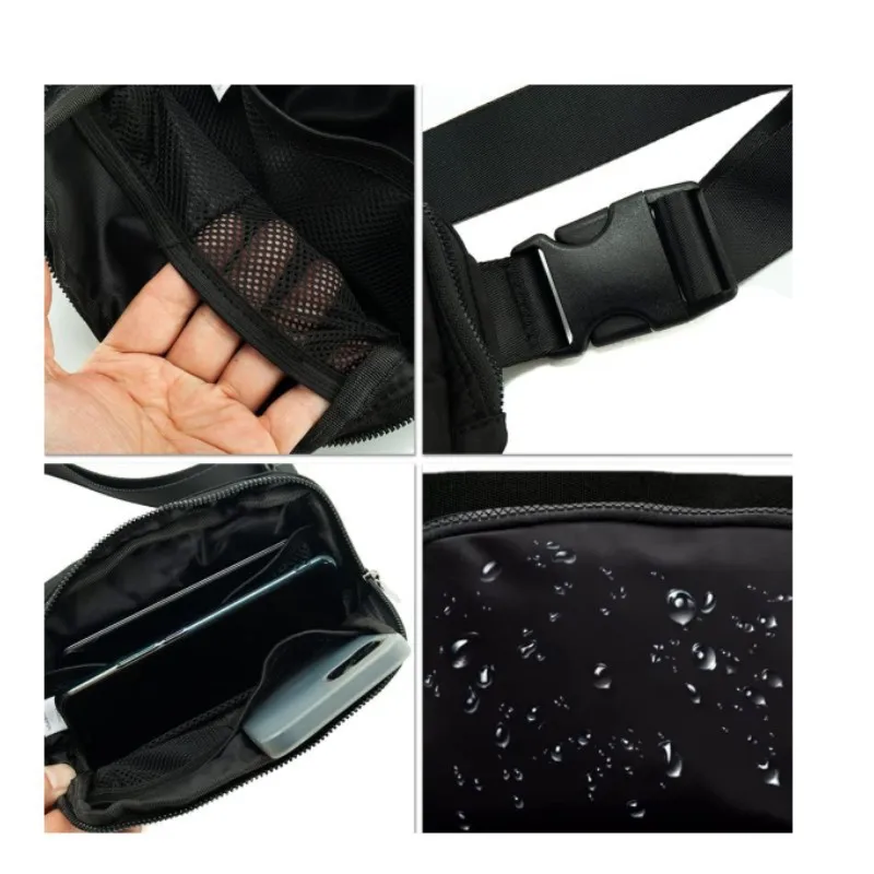 Pacote de cintura elegante cinto saco à prova dwaterproof água casual pequena cintura bolsa de compras viajando treino ao ar livre correndo caminhadas