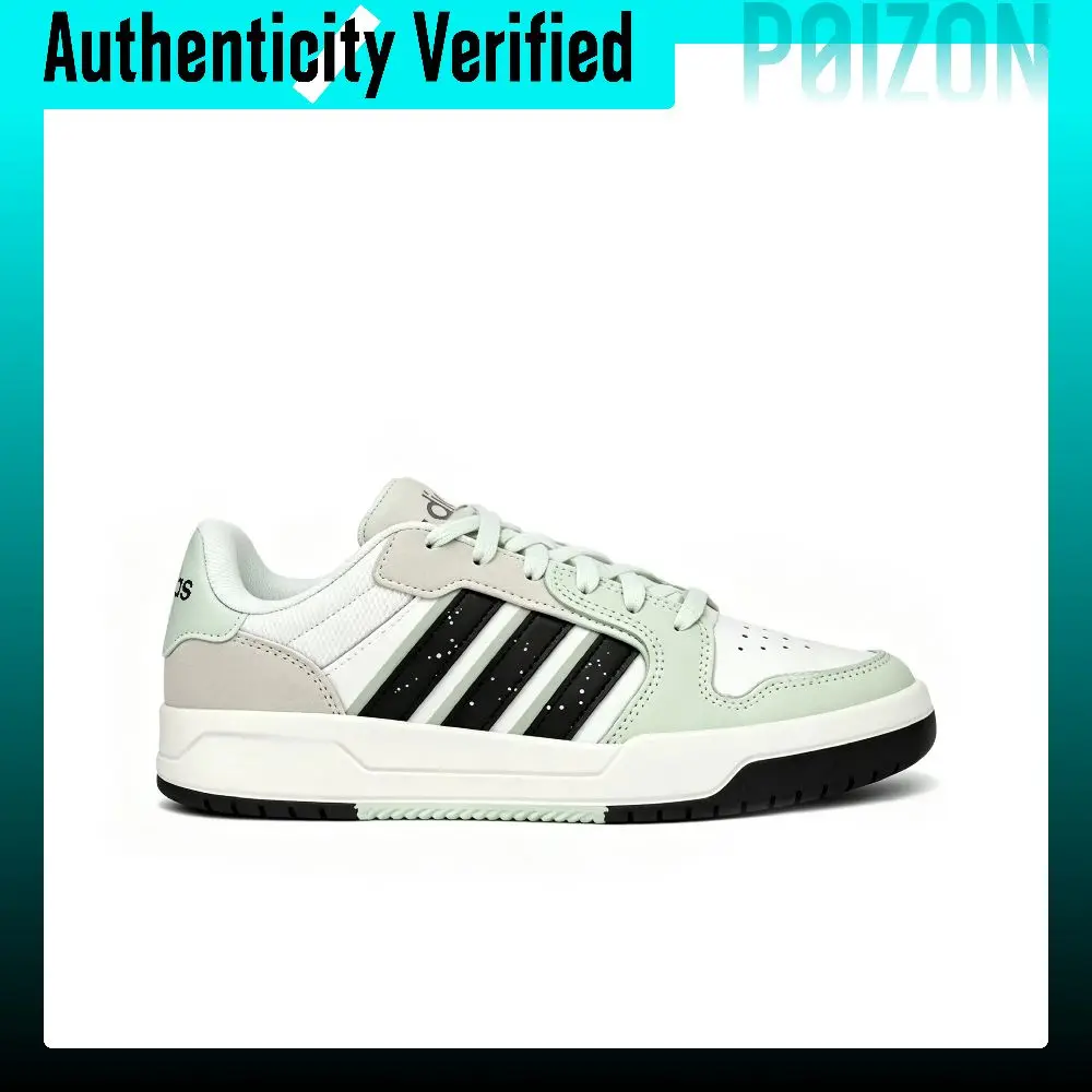 Adidas ENTRAP Skate Shoes Unisex Low Top Mint Green JI2546(Team2719-)