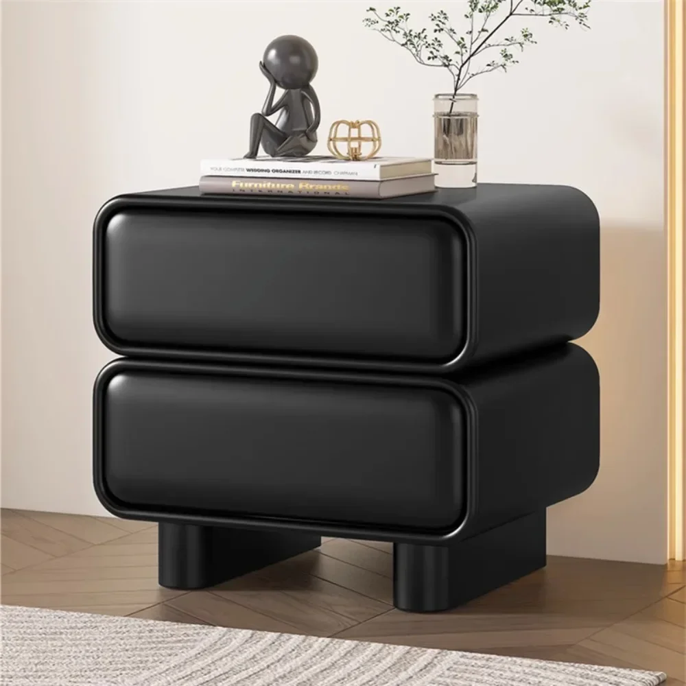 Bedroom Black Nightstands Storage Box Narrow Outdoor Center Design Nightstands European Corner Mesitas De Noche Room Decoration