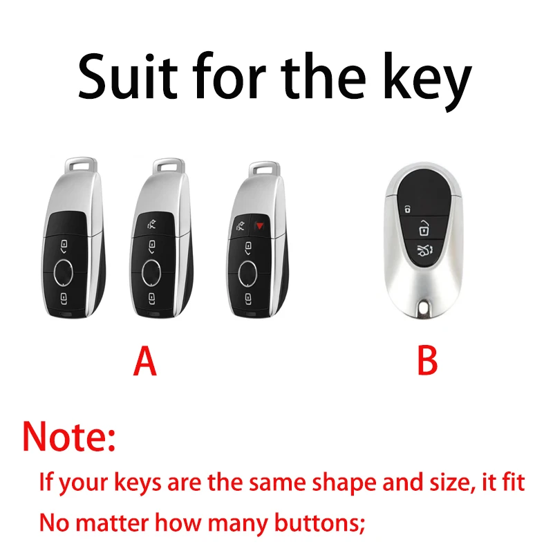 2024 New Car Models for Mercedes Benz A C E S Class W204 W205 W212 W213 W176 GLC CLA AMG W177 Car Key Case Cover Fob Keychain