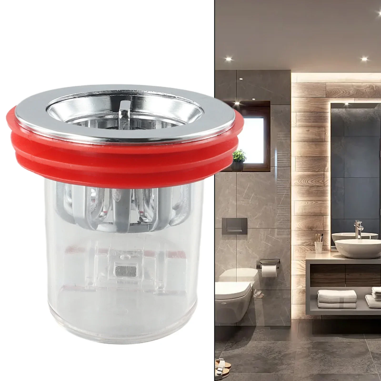 1pcs Gravity Direct Drain Core Floor Shower Drain Stopper Insectproof Anti-odor Hair Trap Kitchen Bathroom Toilet Sewer Siphon