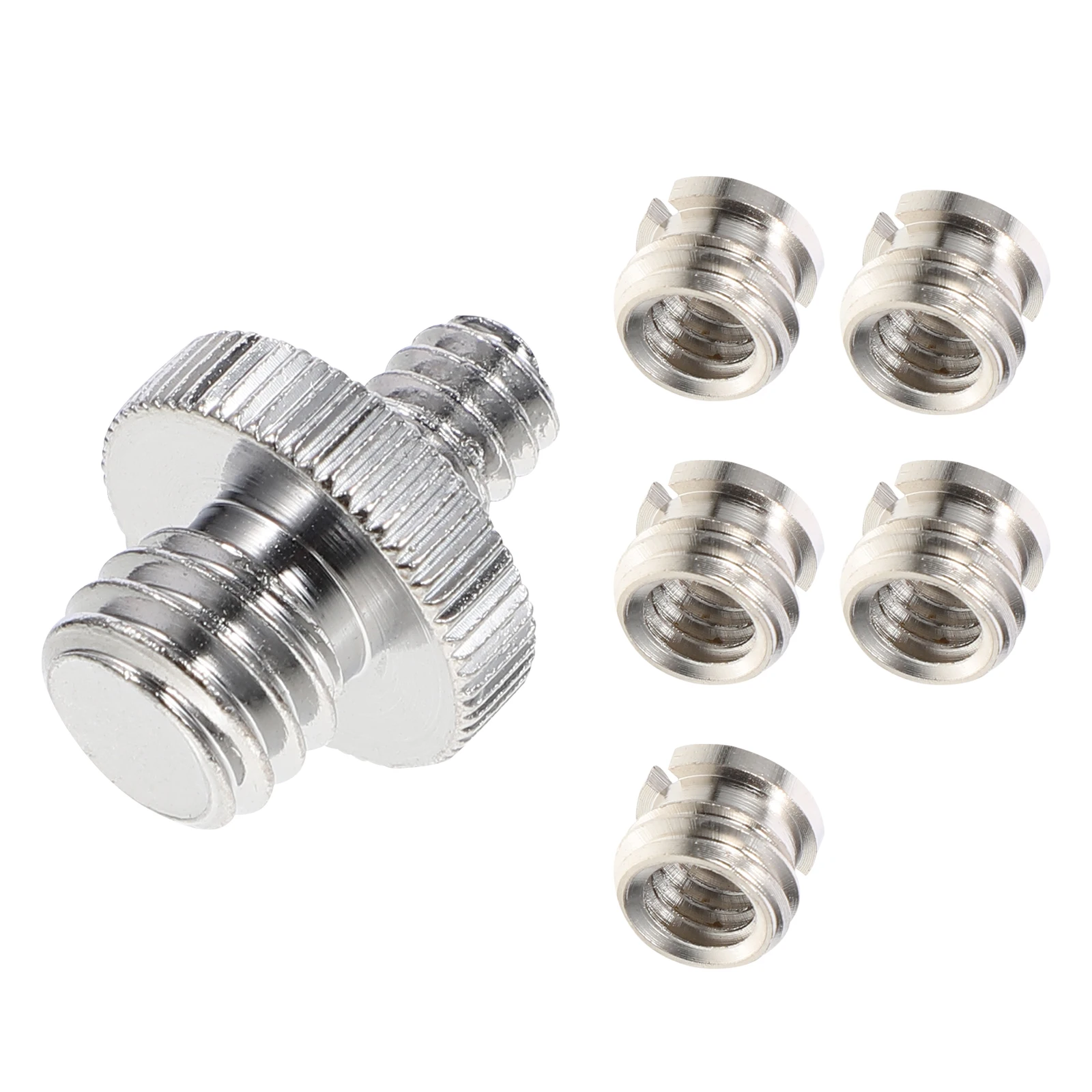 

Convert Nut Camera Screw Adapter Tripod Converter Double Head Accessory Gear