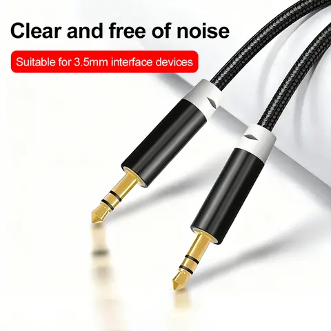 3.5mm Jack Extension Audio Cable Audio Cable Line Aux Cable 1m/1.5m/2m for iPhone Samsung Huawei Car Headphone Xiaomi Audio Jack