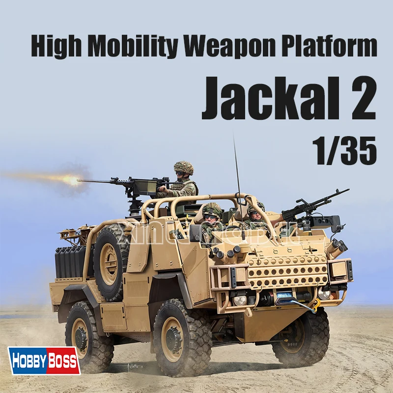 

Комплект пластиковой собранной модели танка Trumpeter 84521 Jackal 2, платформа высокой мобильности (Jackal 1) 1/35