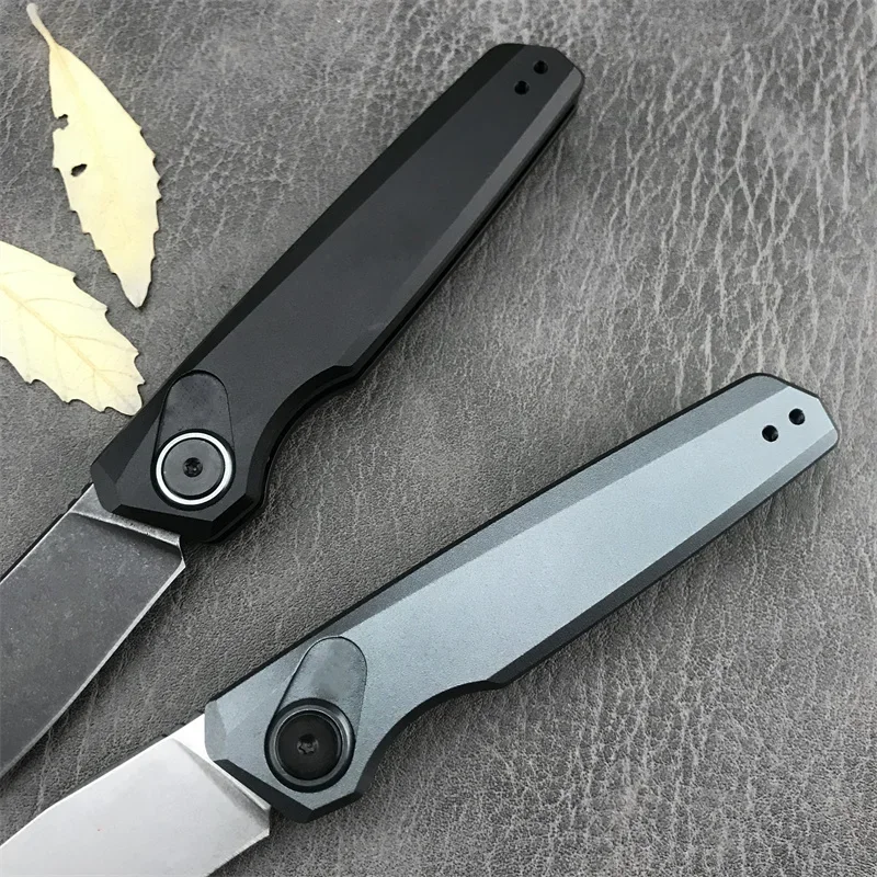 KS7551 Outdoor Camping Hunting Aluminum Handle High Strength Blade Tactical Rescue Survival EDC Folding Knife