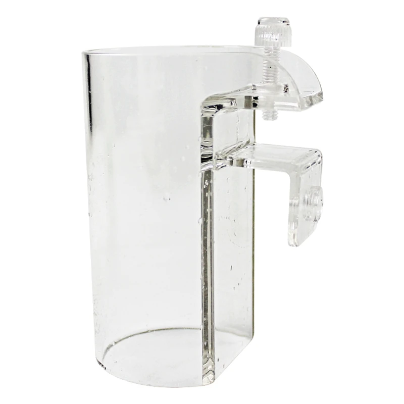 

Aquarium Feeding Ring Floating Bucket Feeder Clear Acrylic Feeding Trough 203C