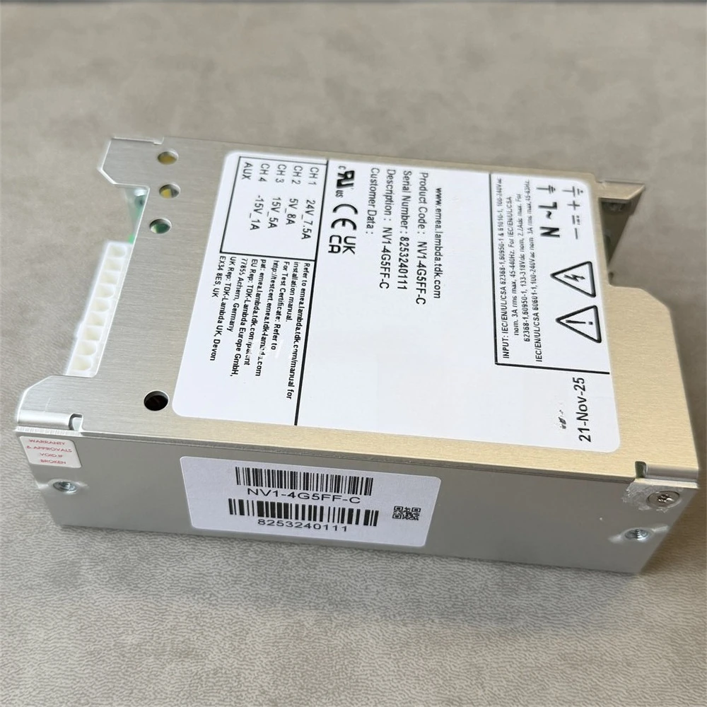 NV1-4G5FF-C AC DC Enclosed Medical Adjustable Power Supply, Four Output 24V/5V/± 15V 180W Switching Power Supply