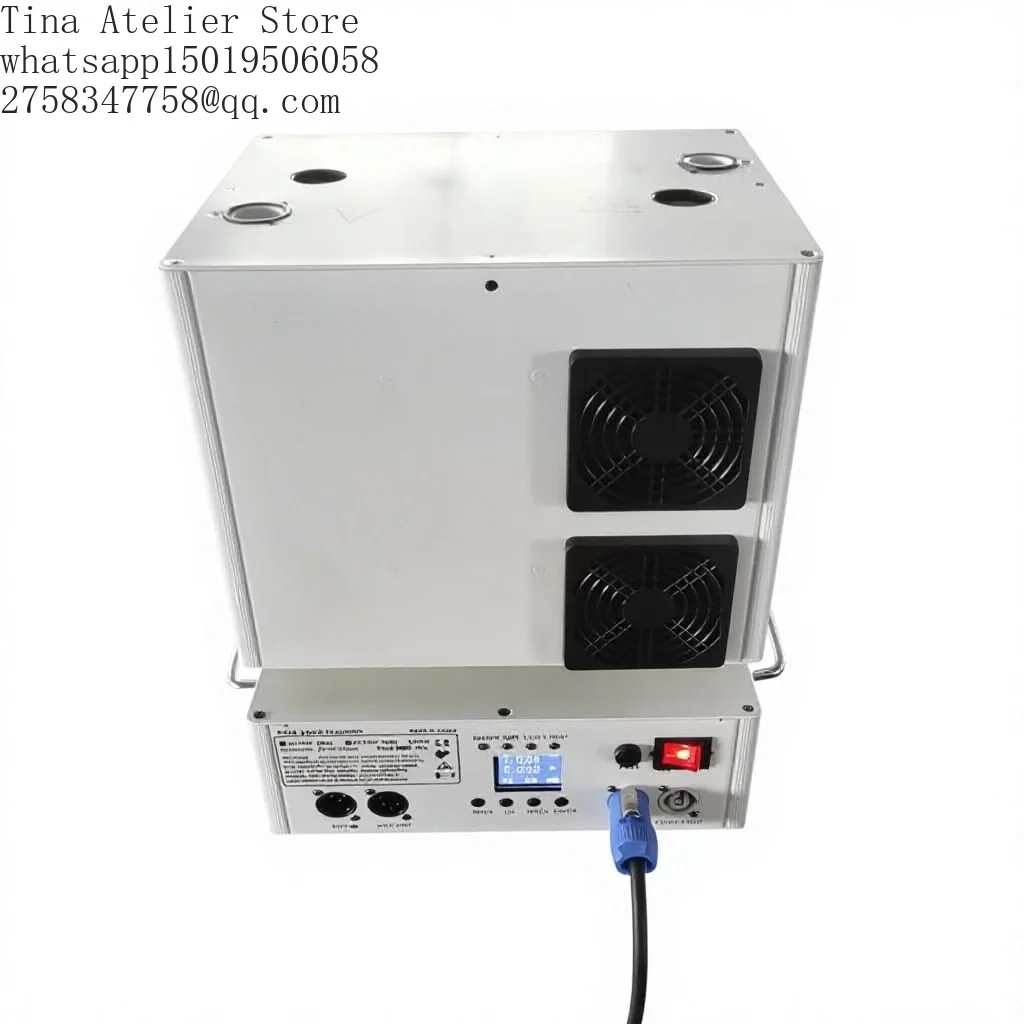 DMX/Remote & Manual Control 1300W Double Hole Rotation Cold Spark Machine Firework Effect Sparkler for Wedding Events DJ Shows