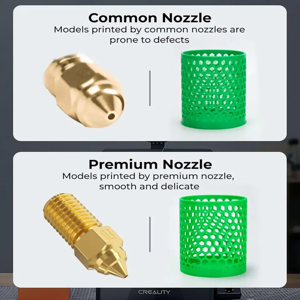 جوارب فوهة سيليكون Creality Ender 3 V3 SE، غطاء سيليكون وفوهة M6 عالية السرعة لـ Ender 5 S1، طابعة Ender 7 ثلاثية الأبعاد - 2