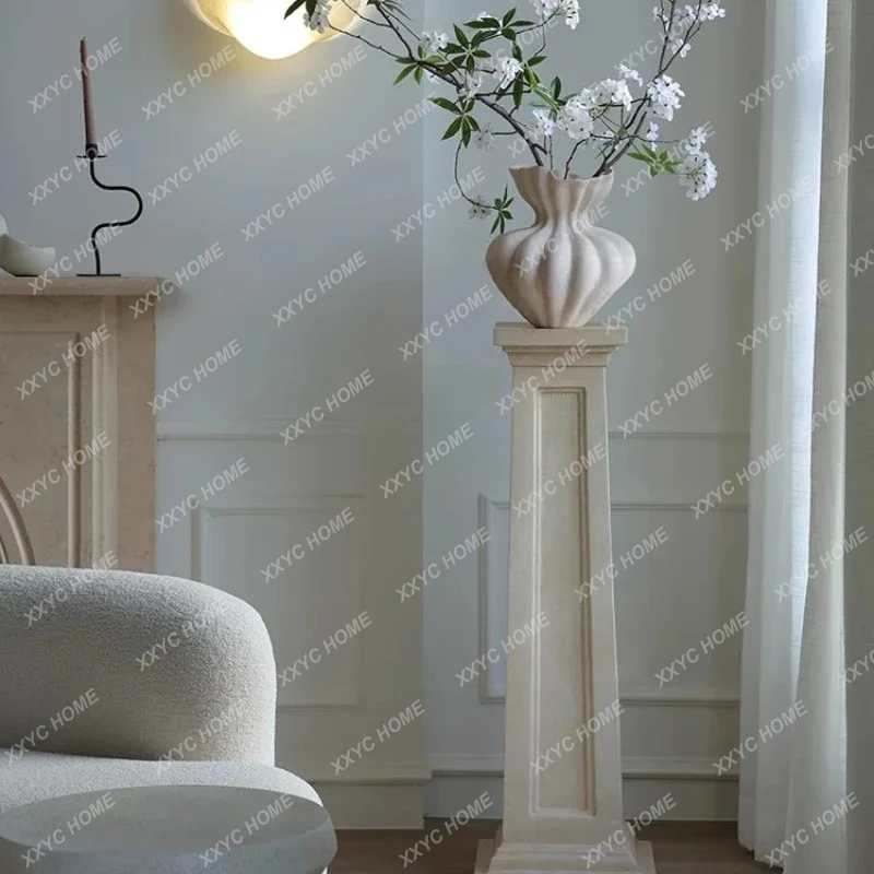 L antique vase base living room dining side cabinet high-end clothing store ornament