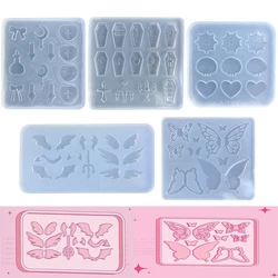 Resin Mold Angel Devil Quicksand Silicone Casting Mould Resin Shaking Cup Molds for Jewelry Keychain Pendant Making Diy Crafts