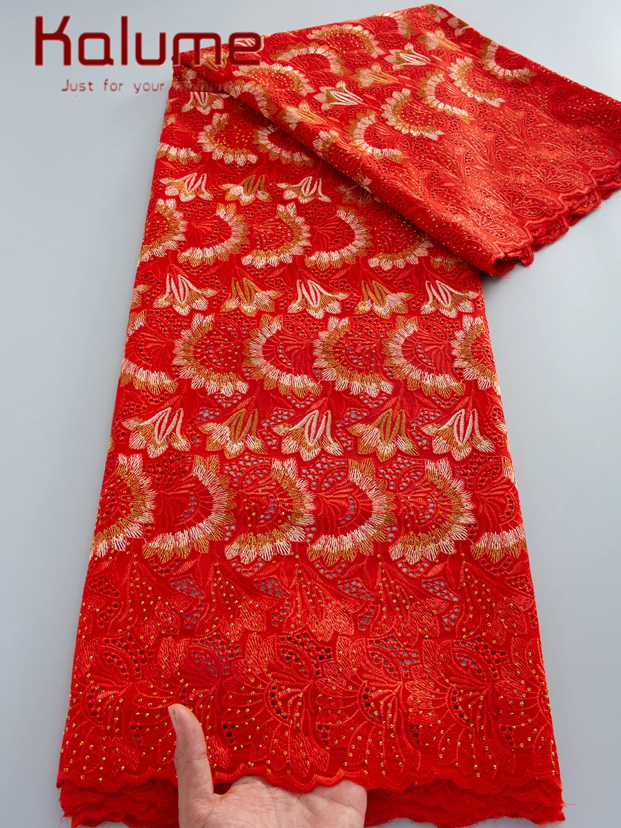 

African Cotton Lace Fabric 2026 High Quality Dry Lace Swiss Voile Lace In Switzerland Nigerian Lace Fabrics For Party Dress