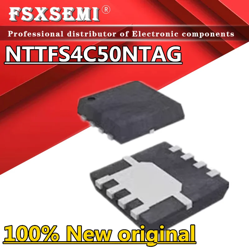 

10pcs 100% New NTTFS4C50NTAG NTTFS4C50N 4C50N 4C50 QFN-8 Chipset