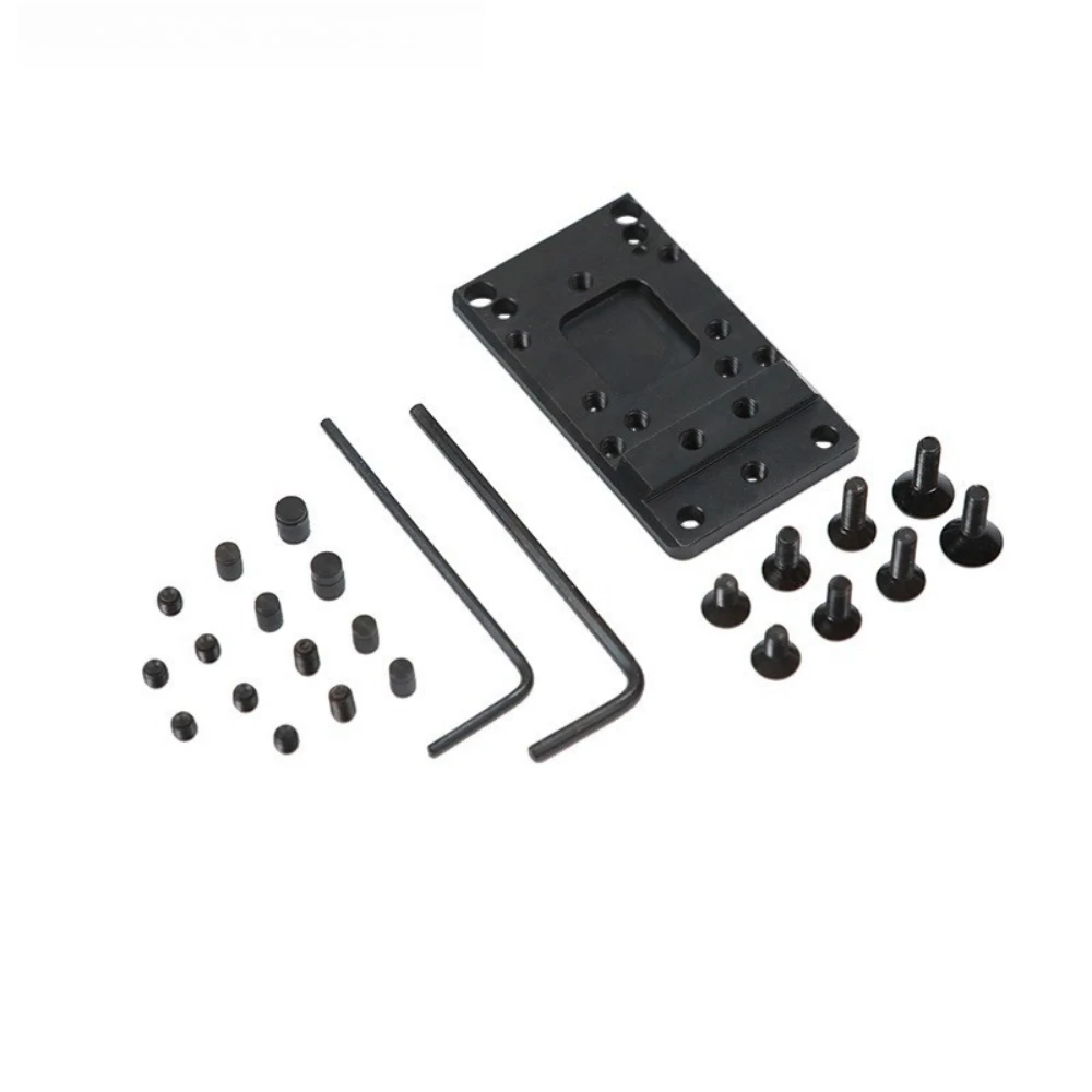 RMR Optic Mount Base Fit Glock P1 Compatible RMR VENOM MROS Sight Clamp Plate Tactical Soft Blaster Mod Upgrade 20MM Rail