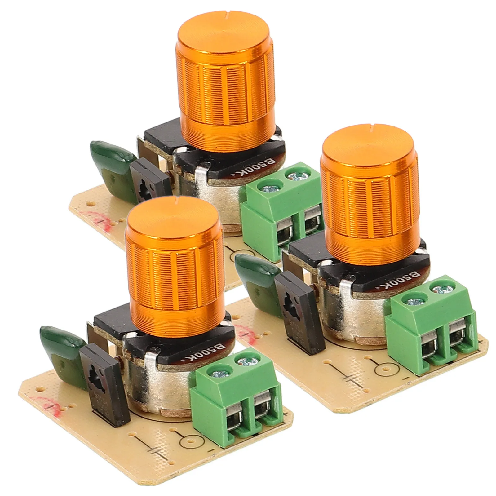 3Pcs Adjustable Dimmer Switch Bulb Switch Potentiometer Multi-Use Electric Bulb Controlling Dimmer Replaceable Potentiometer