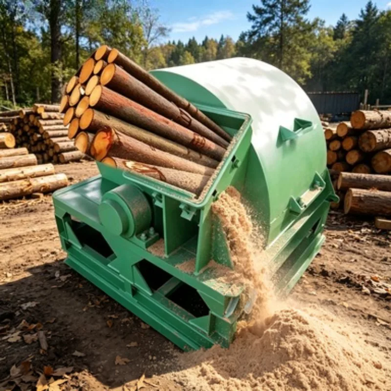 Panqi Wood Chipper/ Shredder Wood Crushing Machine Sawdust Machine for Wood Recycling Machine