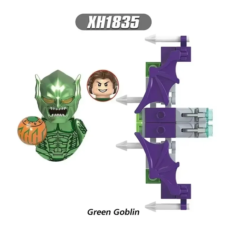 BEAST KINGDOM Spider-Man Iron Man Captain America Loki Bricks Cartoon Character building block Birthday Present XH1941 XH1835 - view 3