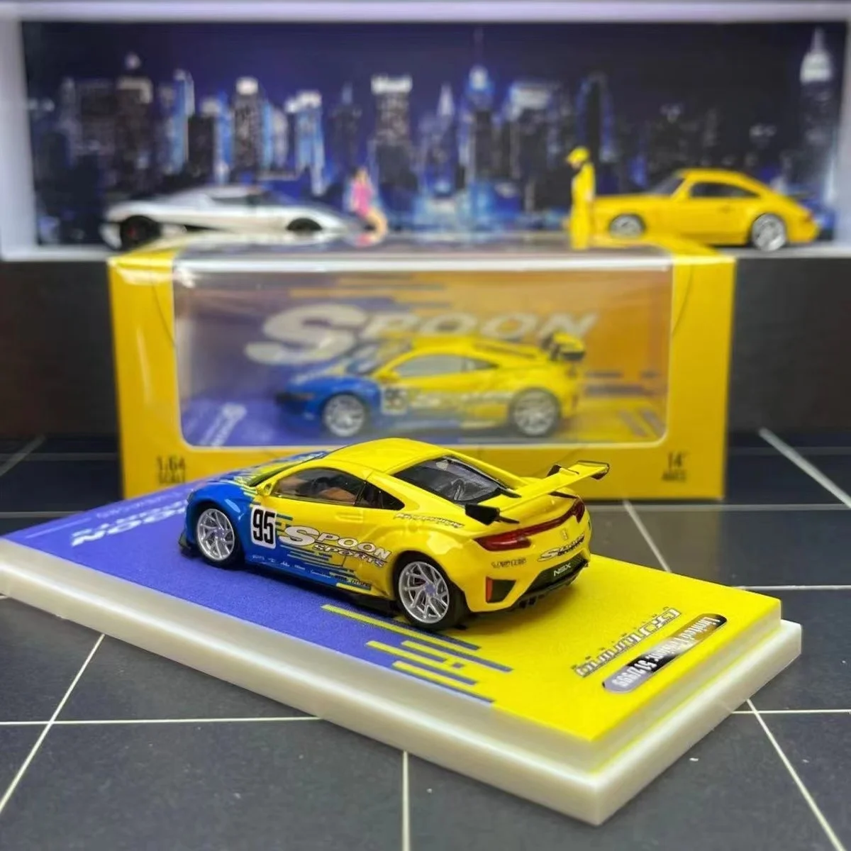TimeMicro 1:64 NSX Spoon model samochodu ze stopu