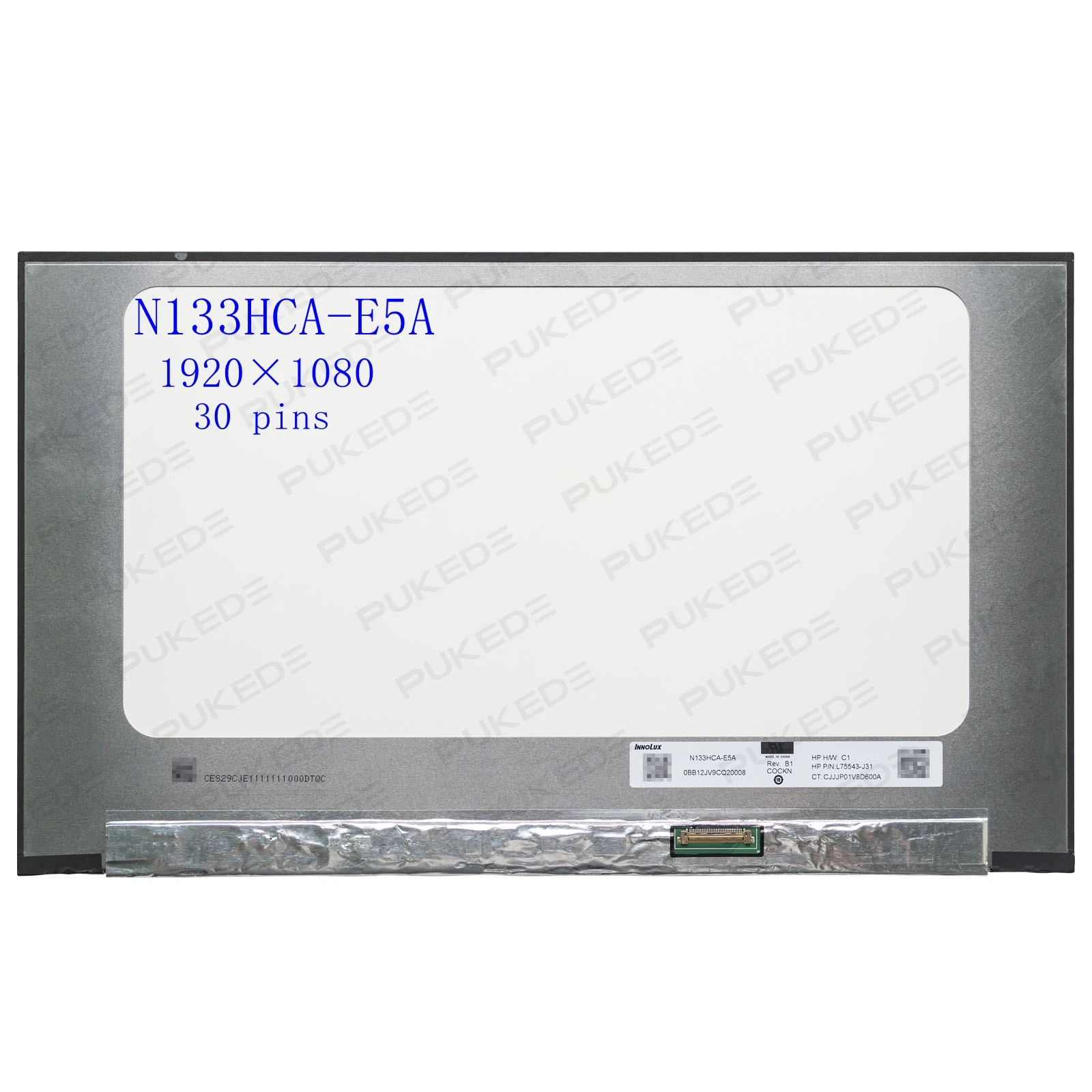 

13.3'' IPS Laptop LCD Screen N133HCA-E5A B133HAN06.7 for HP EliteBook 830 G7 G8 Display Matrix replacement FHD 1920x1080 30pins