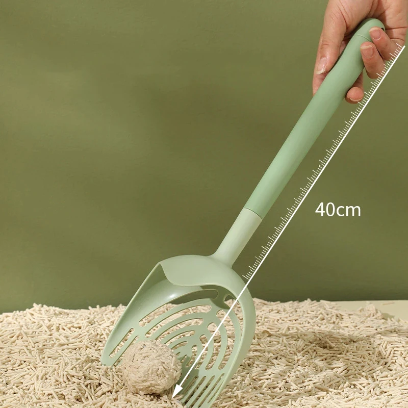 Detachable Cat Litter Scoop Deep Shovel Plastic Durable Long Handle Sifter Pooper Scooper Cats Sand Cleaning Products